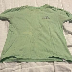 Green shirt
